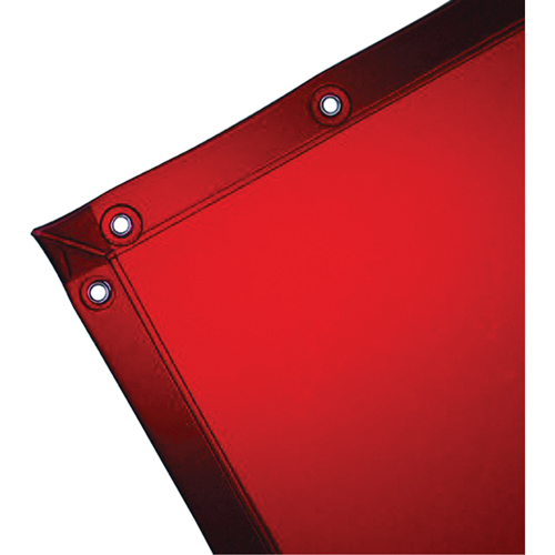 Rideau pour soudure, 72" x 72", Orange Planification Entrepots Molloy