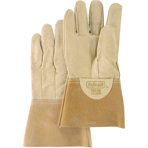 Gants de soudage Softouch, Cuir de porc, Taille Moyen Planification Entrepots Molloy