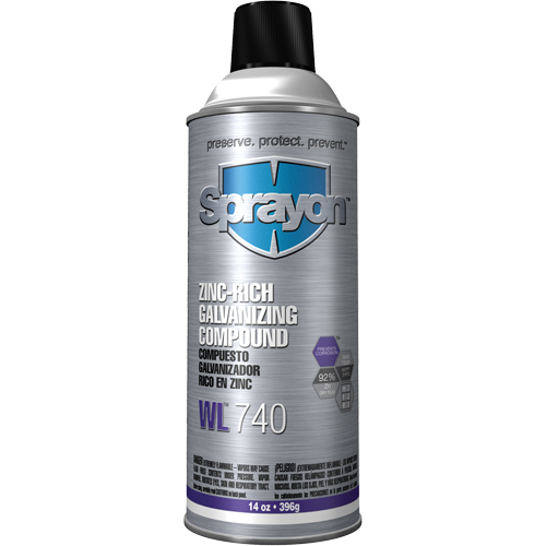 WL740 Zinc-Rich Galvanizing Compound, Aerosol Can Planification Entrepots Molloy