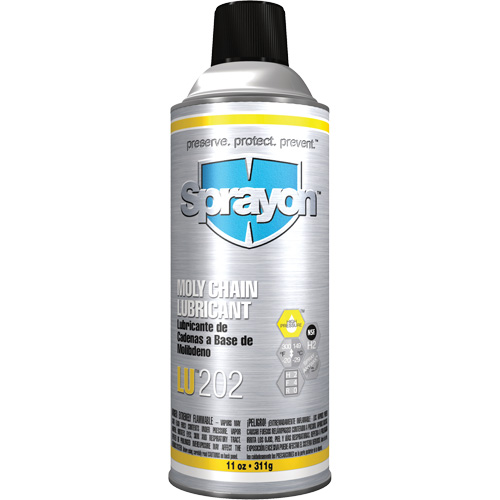 LU202 Moly Chain Lubricant, Aerosol Can Planification Entrepots Molloy