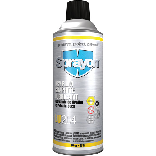 LU204 Dry Film Graphite Lubricant, Aerosol Can Planification Entrepots Molloy