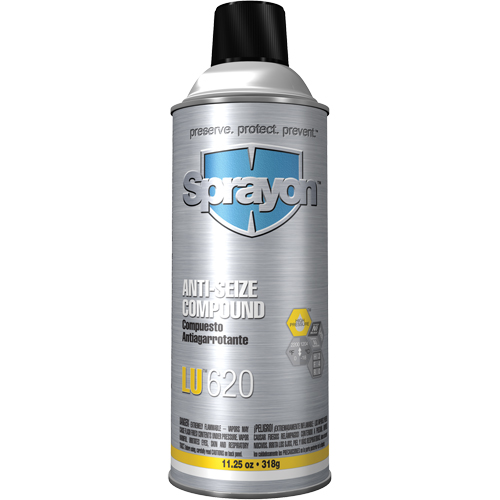 LU620 Anti-Seize Compound, 454 g, Aerosol Can, 2200°F (1204°C) Max. Temp Planification Entrepots Molloy