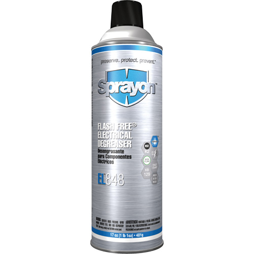 EL848 Flash Free&reg; Electrical Degreaser, Aerosol Can Planification Entrepots Molloy