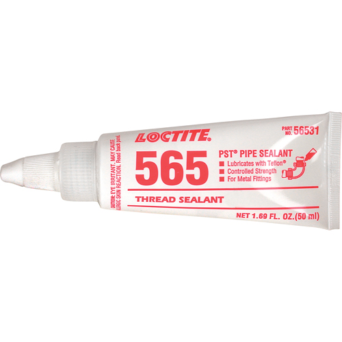 Thread Sealant 565 PST Controlled Strength, Tube, 50 ml, -54° C - 149° C/-65° F - 300° F Planification Entrepots Molloy