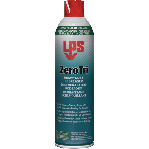 D&eacute;graissant gros travaux ZeroTri, Canette a&eacute;rosol Planification Entrepots Molloy