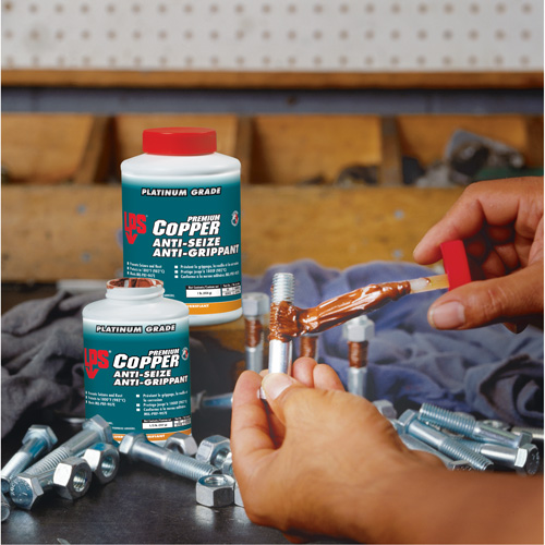 Copper Anti-Seize, 1 lbs., Bottle, 1800°F (982°C) Max Temp. Planification Entrepots Molloy
