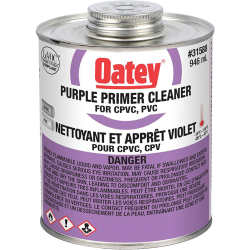 Appr&ecirc;t/nettoyant violet, 946 ml, Canette &agrave; dessus brosse Planification Entrepots Molloy