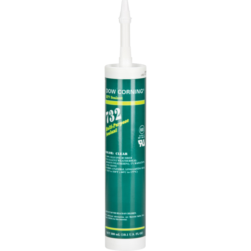 Scellant de silicone 732, Tube, Transparent Planification Entrepots Molloy