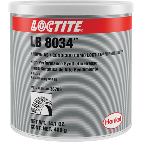 Viperlube High Performance Synthetic Grease, 514 g., Can Planification Entrepots Molloy