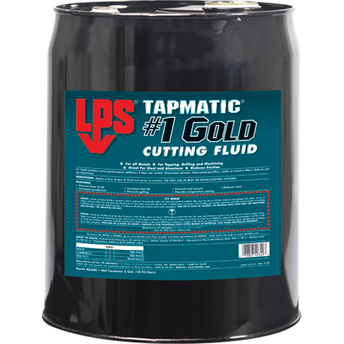 Liquides de coupe # 1 Gold de Tapmatic, 5 gal. Planification Entrepots Molloy