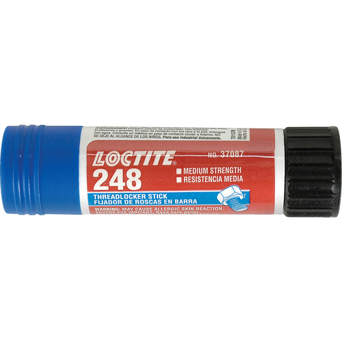 Quickstix Threadlocker 248 , Blue, Medium, 19 g, Stick Planification Entrepots Molloy