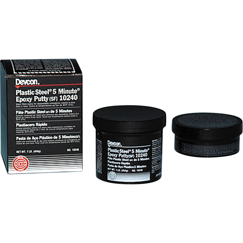 Plastic Steel&reg; 5 Minute&reg; Putty, 1 lb., Tub Planification Entrepots Molloy
