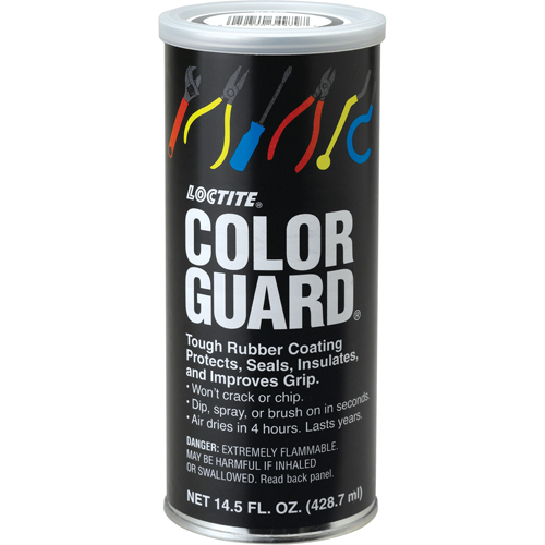 Rev&ecirc;tement de caoutchouc robuste Color Guard, Rouge, 14,5 oz liq., Canette Planification Entrepots Molloy