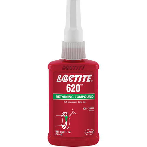 Compos&eacute; de retenue 620 haute temp&eacute;rature, 50 ml, Bouteille, Vert Planification Entrepots Molloy
