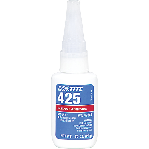 Assure 425 Surface Curing Threadlocker, Blue, Medium, 20 g, Bottle Planification Entrepots Molloy