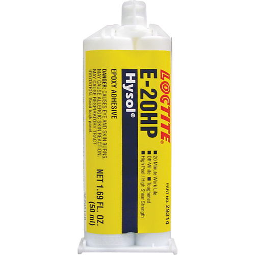 Hysol E-20HP Epoxy, Two-Part, Dual Cartridge, 104 g., Off-White Planification Entrepots Molloy