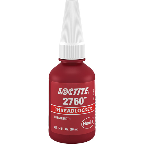 Threadlocker 2760 Instant Adhesive, Red, High, 10 ml, Bottle Planification Entrepots Molloy