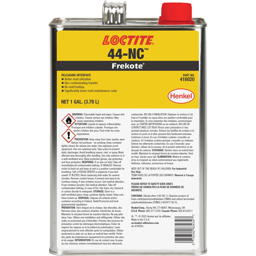 Frekote 44-NC Planification Entrepots Molloy