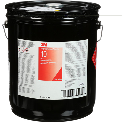 Colle contact Ten Bond, Seau, 5 gal., Jaune Planification Entrepots Molloy