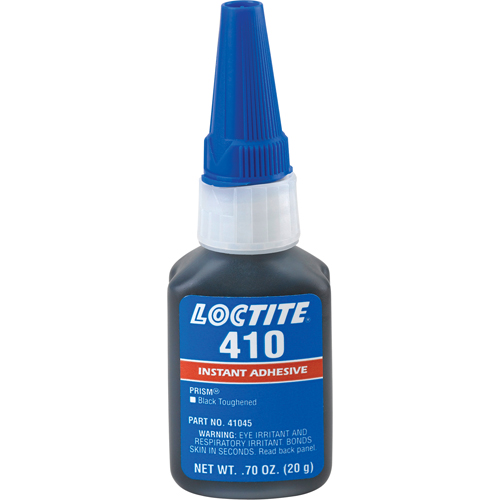 Adh&eacute;sif instantan&eacute; 410, Noir, Bouteille, 20 g Planification Entrepots Molloy