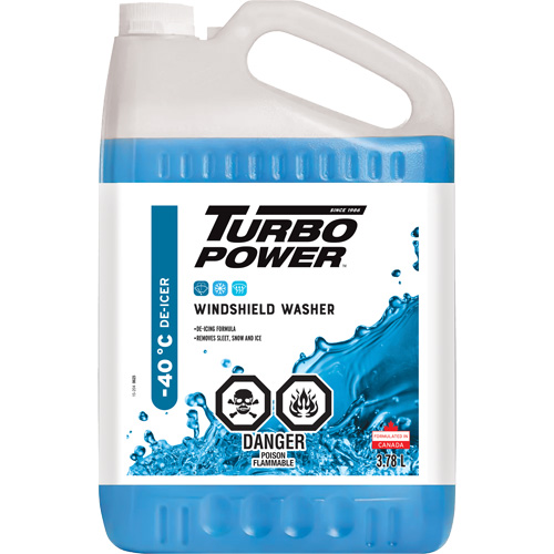 Liquide lave-glace toutes saisons Turbo Power, Cruche, 3,78 L Planification Entrepots Molloy