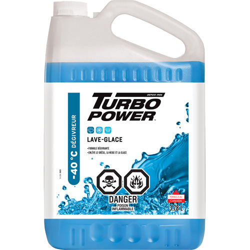 Liquide lave-glace toutes saisons Turbo Power, Cruche, 3,78 L Planification Entrepots Molloy