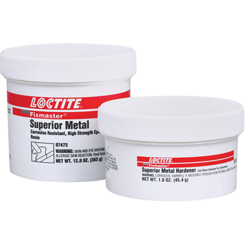 Fixmaster&reg; Superior Metal Adhesive, 647 g, Kit, One-Part, Grey Planification Entrepots Molloy