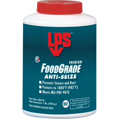 Food Grade Anti-Seize, 1 lb., Bottle Planification Entrepots Molloy
