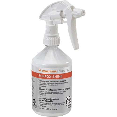 SURFOX Shine Stainless Steel Cleaner & Protector, 500 ml, Trigger Bottle Planification Entrepots Molloy