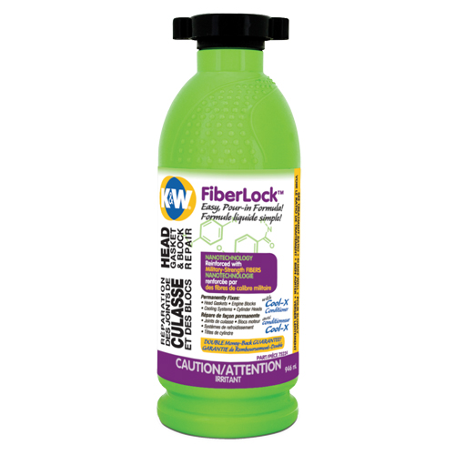 Fiberlock Head Gasket & Block Repair Fluid, Bottle, Beige Planification Entrepots Molloy