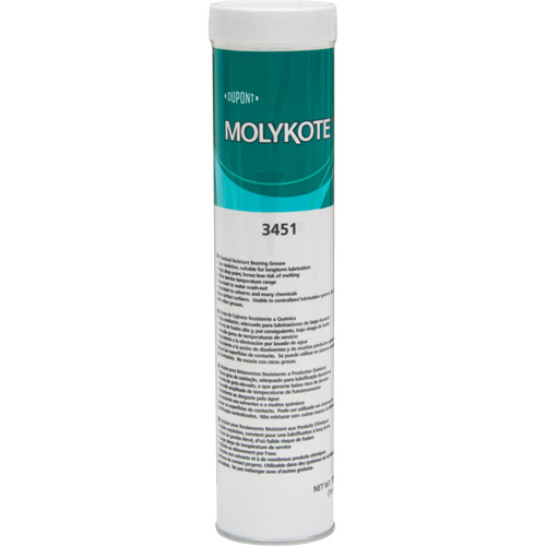 Graisse de roulement Molykote 3451, 550 g, Cartouche Planification Entrepots Molloy