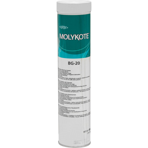 Graisse de roulement haute performance Molykote BG 20, 400 g, Cartouche Planification Entrepots Molloy