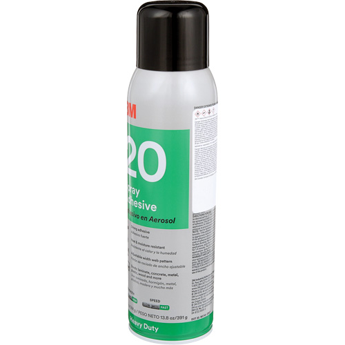 Adh&eacute;sif en a&eacute;rosol r&eacute;sistant 20, Transparent, Canette a&eacute;rosol Planification Entrepots Molloy