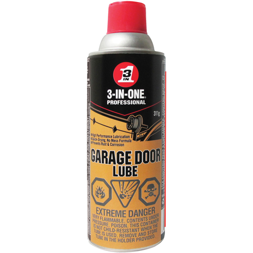 Lubrifiant 3-IN-1 pour porte de garage, Canette a&eacute;rosol Planification Entrepots Molloy