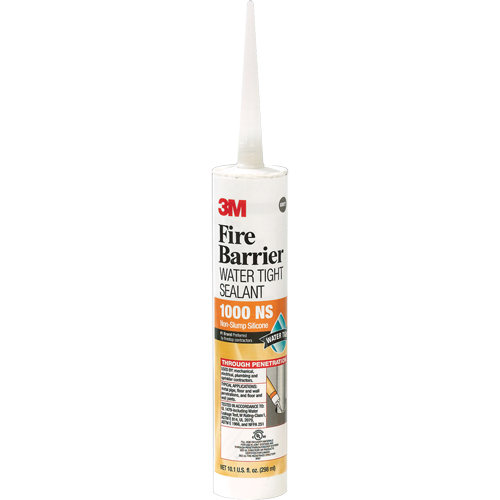 Fire Barrier Sealant, 0.3 L, Cartridge, Grey Planification Entrepots Molloy