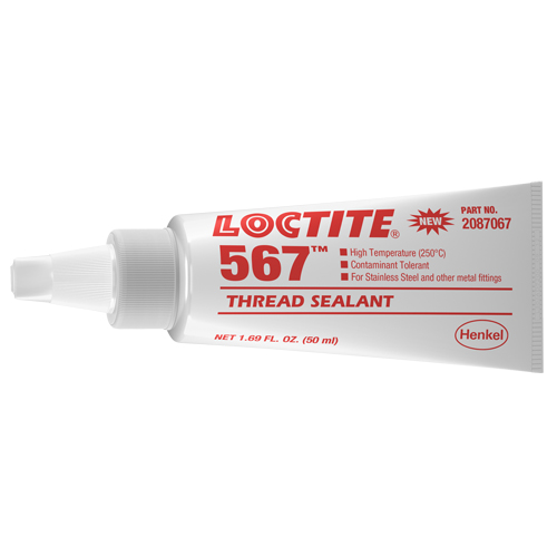 567 High Temperature Thread Sealant, Tube, 50 ml, -53.88° C - 204° C/-65° F - 400° F Planification Entrepots Molloy