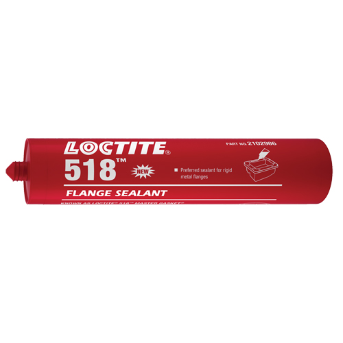 Scellant &agrave; collerettes 518, Cartouche, Rouge Planification Entrepots Molloy