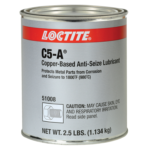 Loctite&reg; 8008 C5-A Copper Anti-Seize Lubricant, 2.5 lbs., Can, 1800°F (982°C) Max Temp. Planification Entrepots Molloy