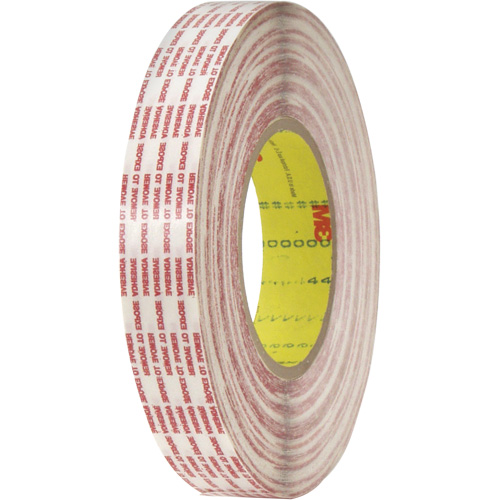 Ruban double face, Polypropyl&egrave;ne, 13 mm (1/2") la x 110 m (360') lo, 6 mils &eacute;pais Planification Entrepots Molloy