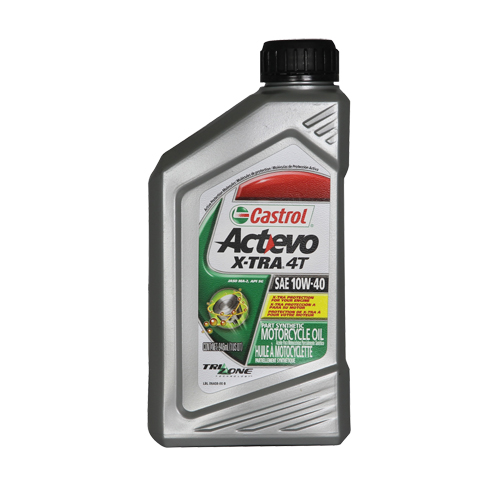 Huile pour moteur de moto 10W40 4T ACTEVO, 946 ml, Bouteille Planification Entrepots Molloy