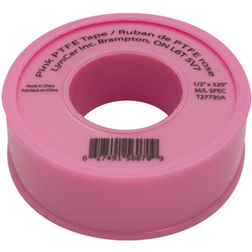 Ruban de Teflon, 520" lo x 1/2" la, Rose Planification Entrepots Molloy