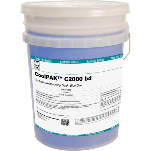 Liquide pour le travail des m&eacute;taux synth&eacute;tique CoolPAK, Seau Planification Entrepots Molloy