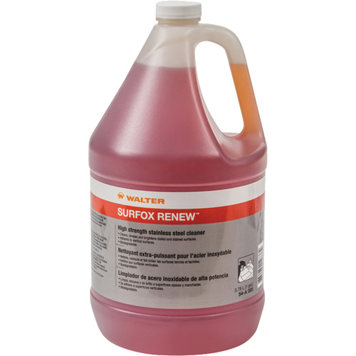 Surfox Renew Stainless Steel Cleaner, 3.78 L, Gallon Planification Entrepots Molloy