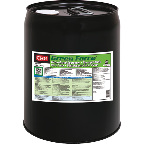 Green Force&reg; Water-Based Degreaser, Pail Planification Entrepots Molloy
