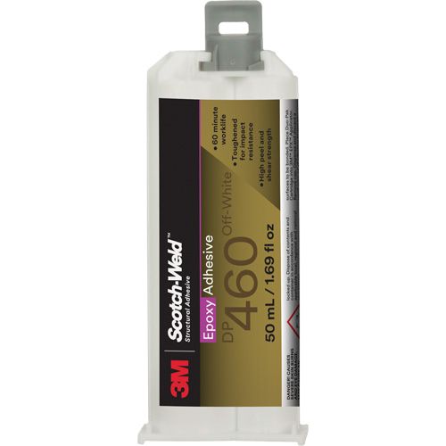 Adh&eacute;sif Scotch-Weld, 50 ml, Cartouche double, Deux composants, Blanc Planification Entrepots Molloy