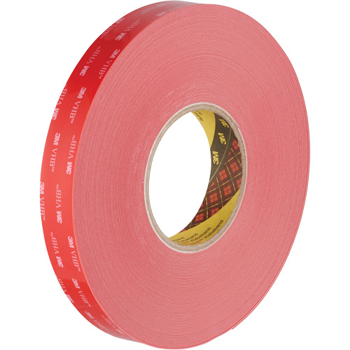 Ruban VHB, 32,9 m (108') lo x 1117,6 mm (44") la, 0,015 mm, Acrylique Planification Entrepots Molloy