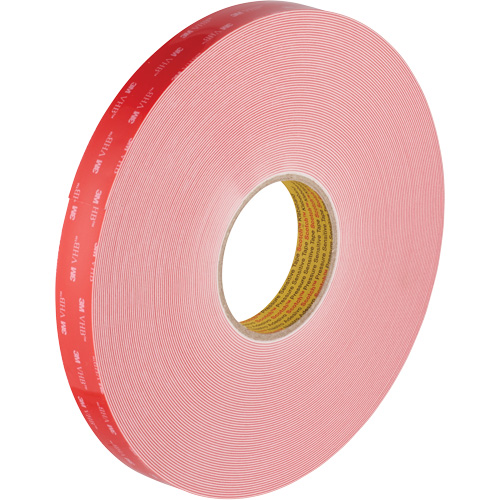 Ruban VHB, 32,9 m (108') lo x 1117,6 mm (44") la, 0,028 mm, Acrylique Planification Entrepots Molloy