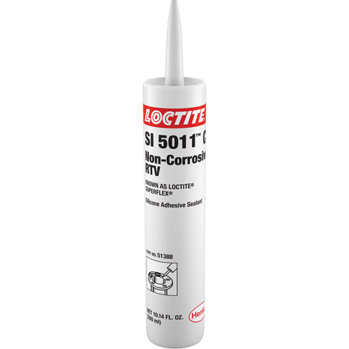 Silicone non corrosive &agrave; vulcanisation &agrave; la temp&eacute;rature de la pi&egrave;ce Superflex SI 5011CL, Cartouche, Transparent Planification Entrepots Molloy
