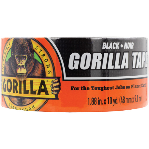 Duct Tape, 17 mils, Black, 48 mm (2") x 9.14 m (30') Planification Entrepots Molloy