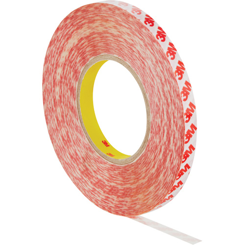Double-Sided Adhesive Tape, Polyester, 12 mm (0.47") W x 50 m (164') L, 8 mils Thick Planification Entrepots Molloy